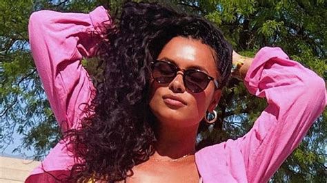 images of joy taylor|Joy Taylor has ‘certified glow’ in daring new poolside。